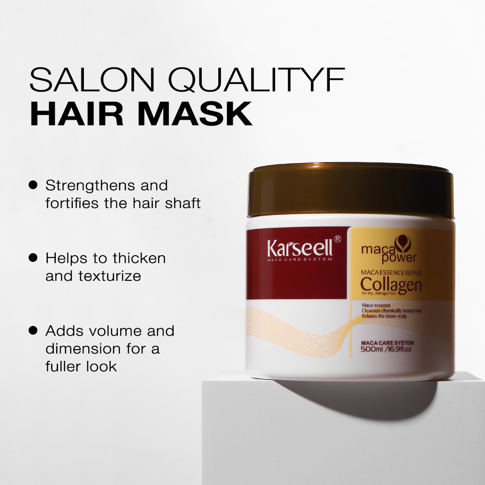 Karseell Collagen Hair Mask (500ML) ➕ FREE DELIVERY 🎁