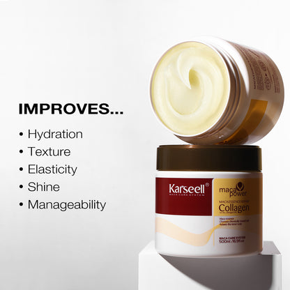 Karseell Collagen Hair Mask (500ML) ➕ FREE DELIVERY 🎁