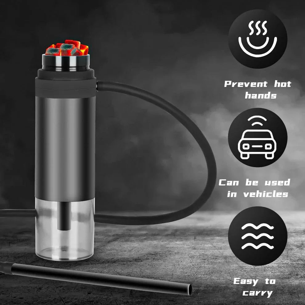 Portable Heavy Smoke  Hookah ➕ Free delivery In UAE 🎁