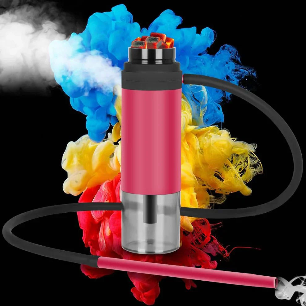 Portable Heavy Smoke  Hookah ➕ Free delivery In UAE 🎁