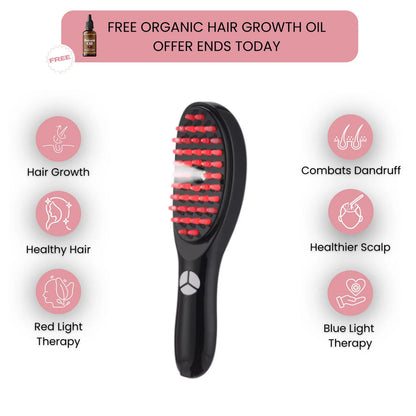 Electric Vibration Hair Growth Comb Massager