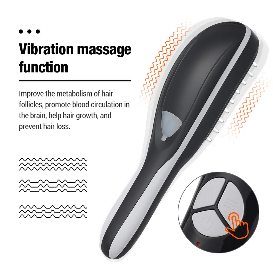 Electric Vibration Hair Growth Comb Massager