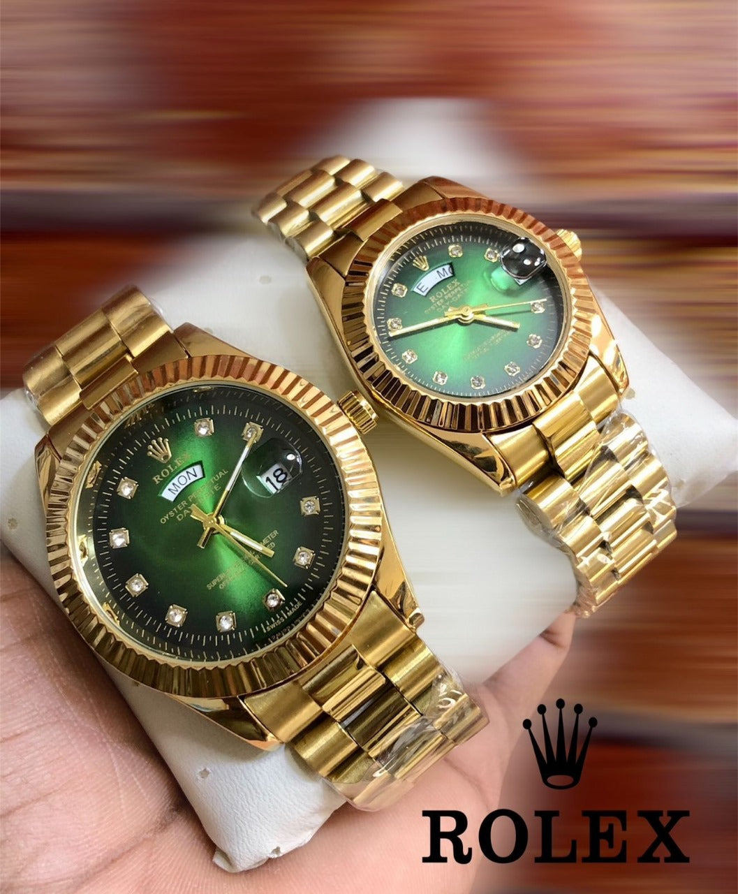 ROLEX COUPLE WATCH  ➕ BOX ➕ FREE DELIVERY  🎁