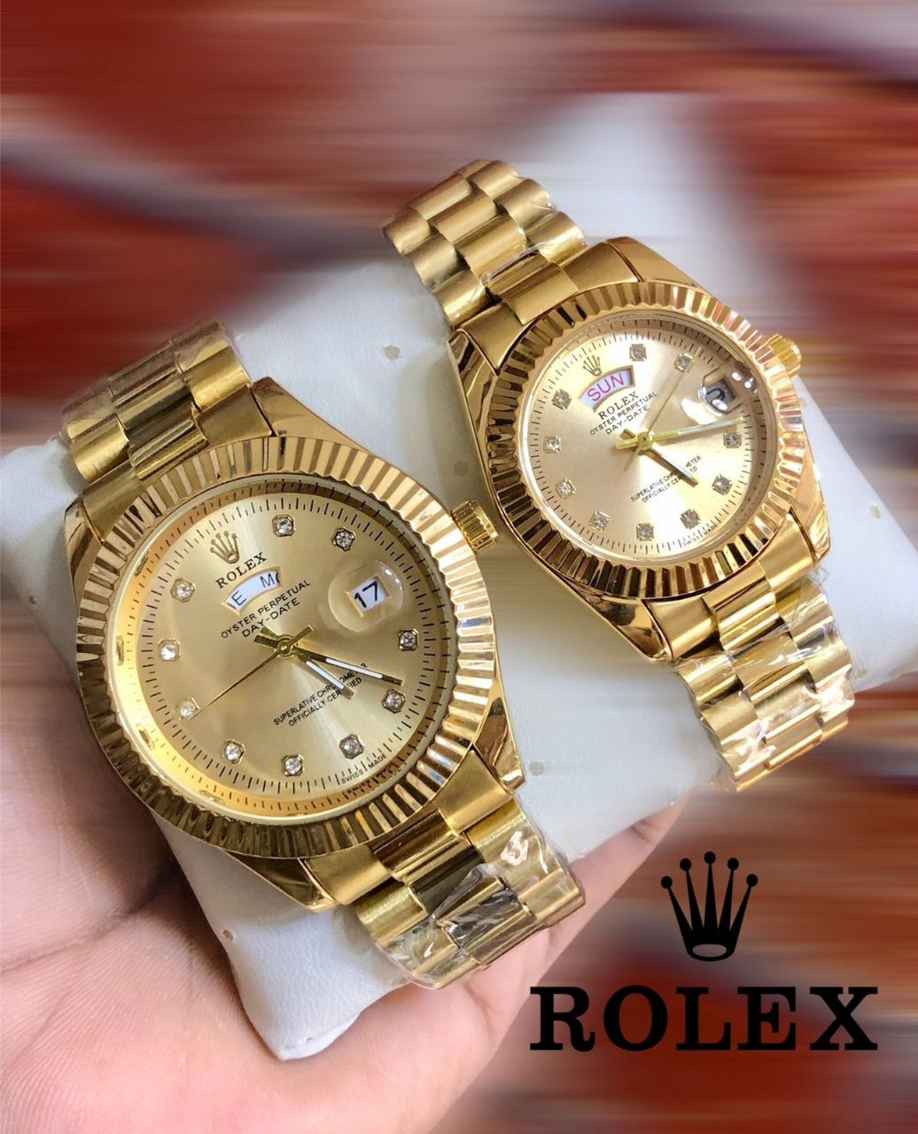 ROLEX COUPLE WATCH  ➕ BOX ➕ FREE DELIVERY  🎁