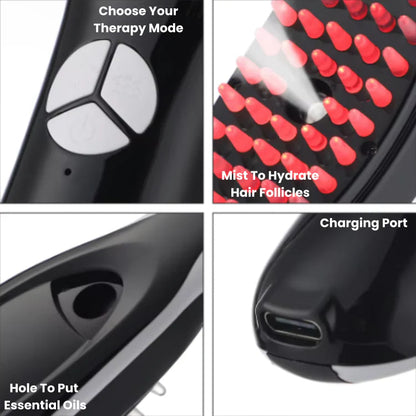 Electric Vibration Hair Growth Comb Massager